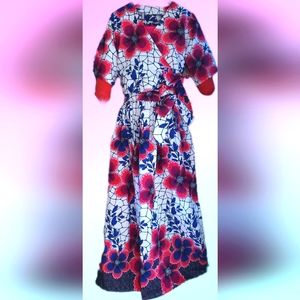 African 2 piece maxi dress